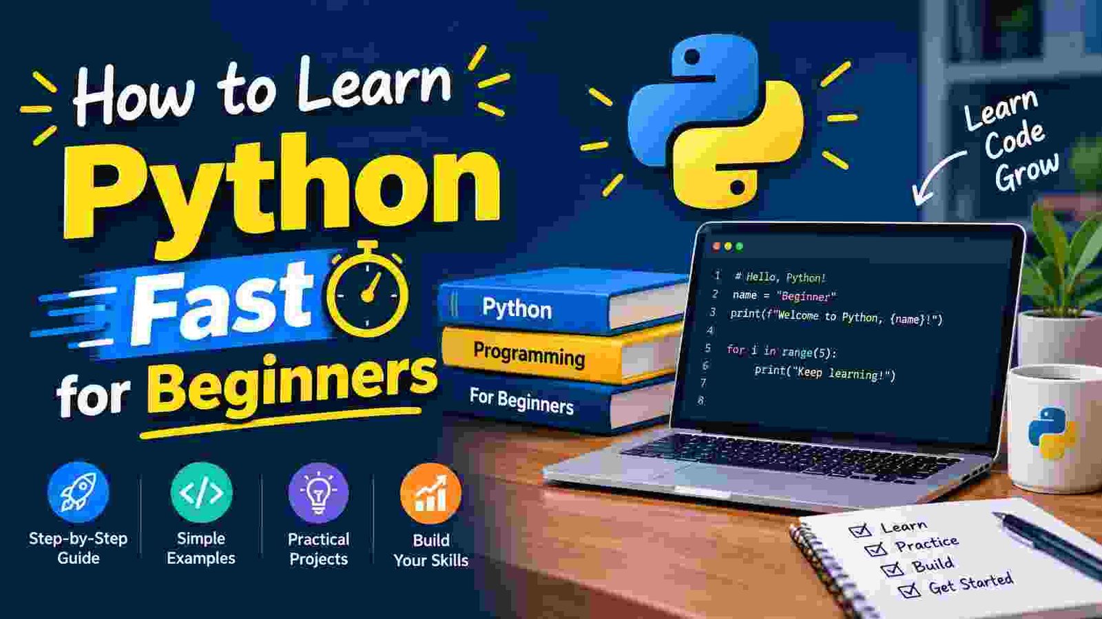 Wie man Python als Anfänger schnell lernt